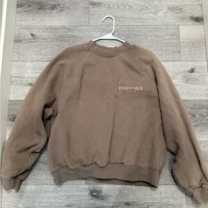Fear of God Essentials Brown Sweatshirt